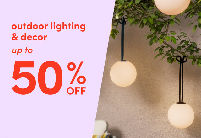 outdoor lighting & decor on sale